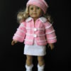 Stripy Cardigan & Hat 18" doll Knitting Kit - Image 3