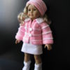Stripy Cardigan & Hat 18" doll Knitting Kit - Image 6