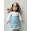 Ice Princess Dress 18" doll Knitting Pattern (058) - Image 2