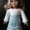 Ice Princess Dress 18" doll Knitting Pattern (058) - Image 4
