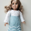 Ice Princess Dress 18" doll Knitting Pattern (058) - Image 3