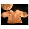 Peachy Butterflies Sweater Set Knitting Pattern (033) - Image 2