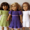 Pleated Summer Dress Knitting Pattern (042) - Image 2