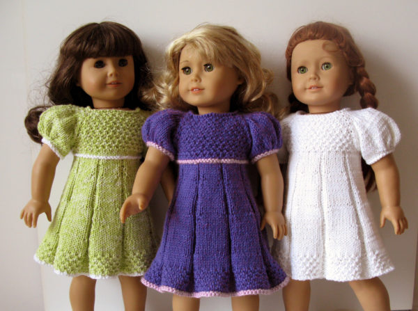 Pleated Summer Dress Knitting Pattern (042)