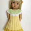 FLOWER dress Knitting Pattern fits 18" doll (059) - Image 6