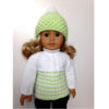 WHITE & Color Ski Set Knitting Pattern - Image 3