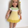 FLOWER dress Knitting Pattern fits 18" doll (059) - Image 3