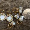 Gilded Porcelain Knitting markers - Image 4