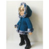 HOODED JACKET teal / ocean knitting kit - Image 4