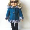 HOODED JACKET teal / ocean knitting kit - Image 6