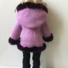 HOODED JACKET pink / purple knitting kit - Image 3