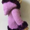 HOODED JACKET pink / purple knitting kit - Image 4