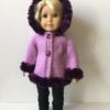 HOODED JACKET pink / purple knitting kit - Image 5