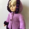HOODED JACKET pink / purple knitting kit - Image 6