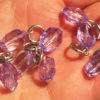 10 Lavender Jewels Knitting markers - Image 2