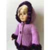 HOODED JACKET pink / purple knitting kit - Image 9
