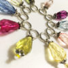 10 Rainbow Jewels Knitting markers OOAK - Image 3