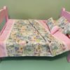 PINK bed & Bedding set for 18" doll "Paris 1" - Image 7