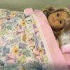PINK bed & Bedding set for 18" doll "Paris 1" - Image 5