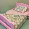 PINK bed & Bedding set for 18" doll "Paris 2" - Image 5