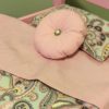 PINK bed & Bedding set for 18" doll "Paisley 1" - Image 5