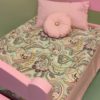 PINK bed & Bedding set for 18" doll "Paisley 1" - Image 6