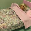 PINK bed & Bedding set for 18" doll "Paisley 2" - Image 2