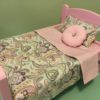 PINK bed & Bedding set for 18" doll "Paisley 2" - Image 4
