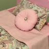 PINK bed & Bedding set for 18" doll "Paisley 2" - Image 5
