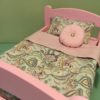 PINK bed & Bedding set for 18" doll "Paisley 2" - Image 7