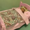 PINK bed & Bedding set for 18" doll "Paisley 3&4" - Image 6