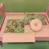 PINK bed & Bedding set for 18" doll "Paisley 3&4" - Image 7