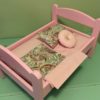 PINK bed & Bedding set for 18" doll "Paisley 3&4" - Image 9
