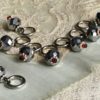 Burning Coal Crystal Knitting stitch markers Two - Image 2