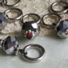 Burning Coal Crystal Knitting stitch markers Two - Image 3