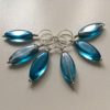 Sea Glass Jewel Knitting stitch markers - Image 2