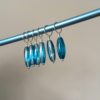 Sea Glass Jewel Knitting stitch markers - Image 3