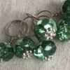 Forest Glass Jewel Knitting stitch markers - Image 2