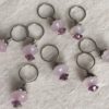 Flower Garden Crystal Knitting stitch markers - Image 3