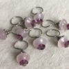 Flower Garden Crystal Knitting stitch markers - Image 2