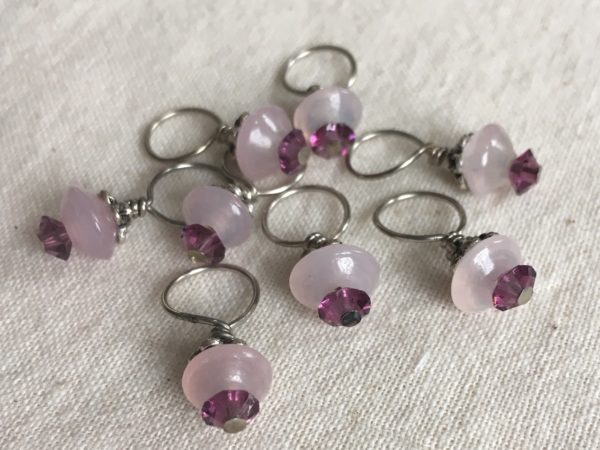 Flower Garden Crystal Knitting stitch markers