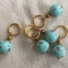 Summer Roses Blue stitch markers - Image 4