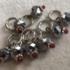 Burning Coal Crystal Knitting stitch markers Two - Image 7