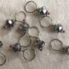 Burning Coal Crystal Knitting stitch markers - Image 6