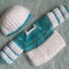 BLUE LAGOON Ribbed jacket & hat (063) - Image 6