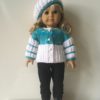 BLUE LAGOON Ribbed jacket & hat (063) - Image 4