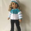 BLUE LAGOON Ribbed jacket & hat (063) - Image 2