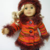 Mad Men classic A-line Coat & Hat AG American Girl 18 inch doll Knitting pattern (041) - Image 6