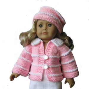 Sweater and Hat Set Knitting Pattern (04)